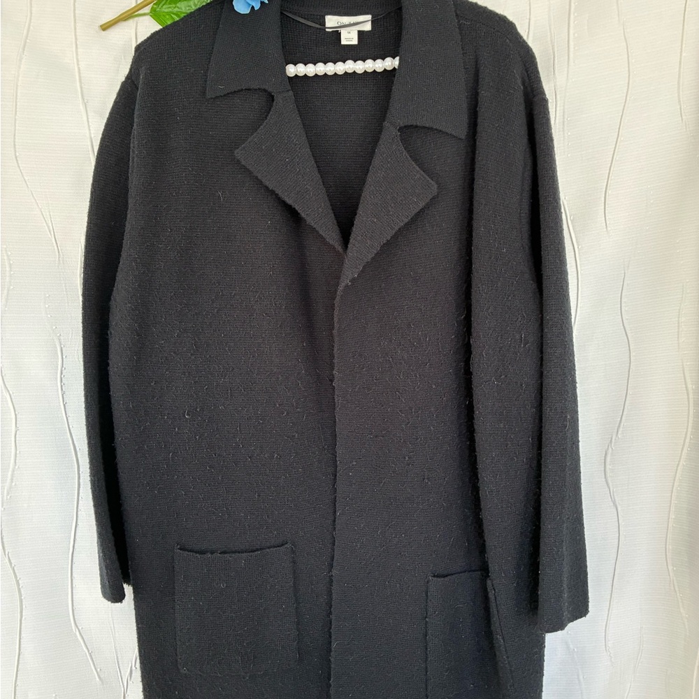 Elegant Black Women's Cardigan